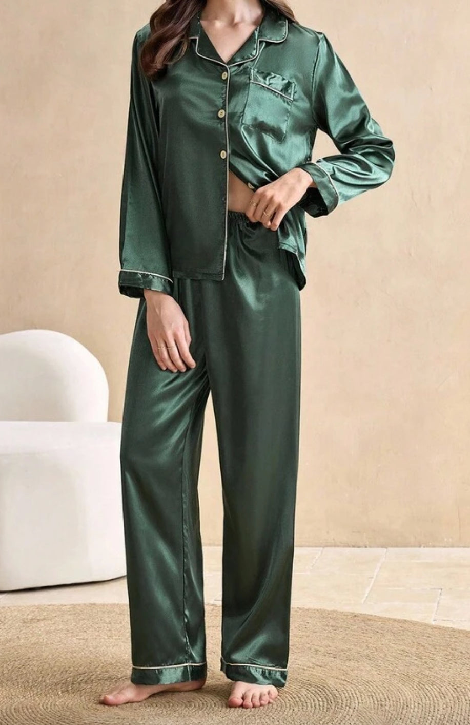 Satin Pants Sleepset